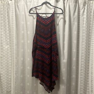 Free people asymmetrical midi dress sz M